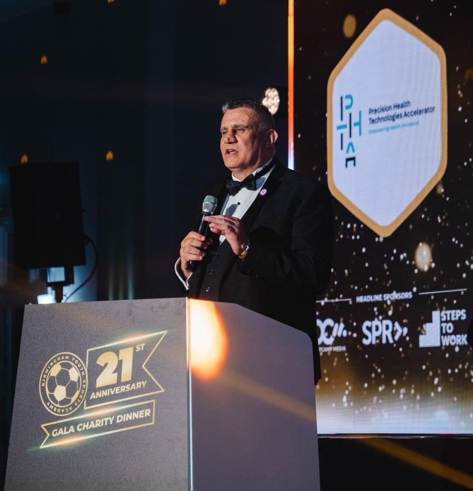 Paul Cadman at Gala Charity Dinner